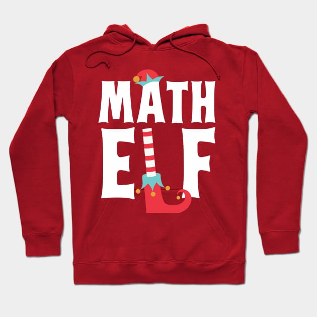 Math Elf Math Teacher Christmas Hoodie by Giggias
